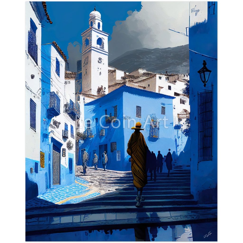 Chefchaouen the blue city - Moroccan art
