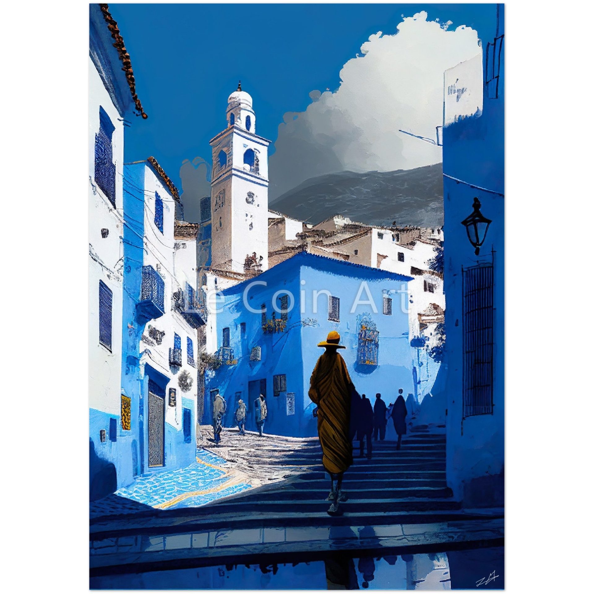 Chefchaouen the blue city a Moroccan art