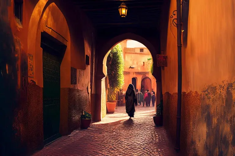 Small-alleys-of-marrakech