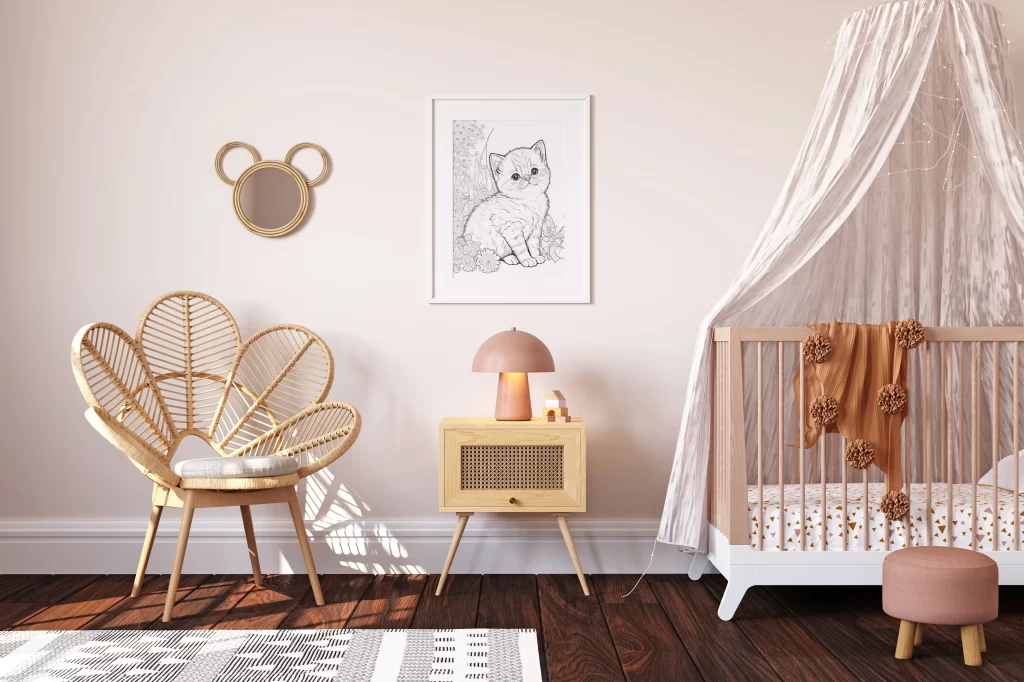 Little Kitten Poster for Nursery