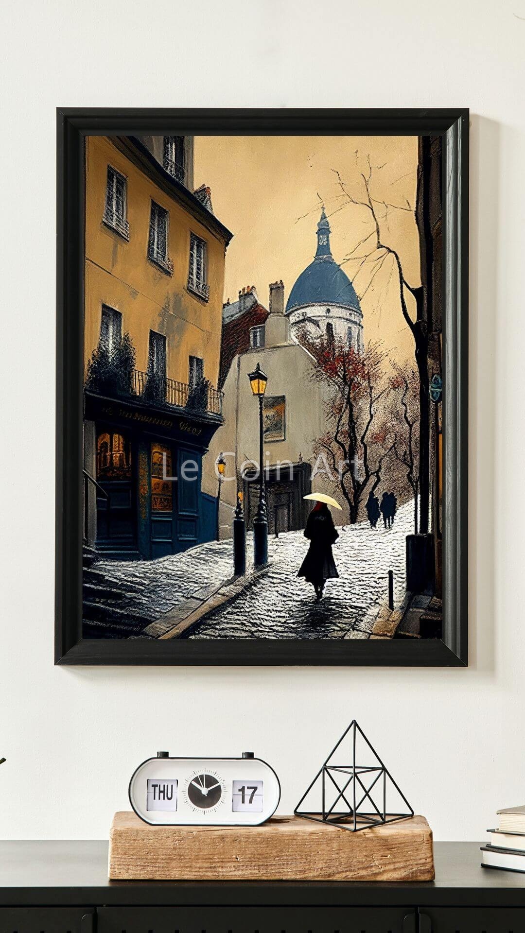 In the Streets of Montmartre – Oil painting