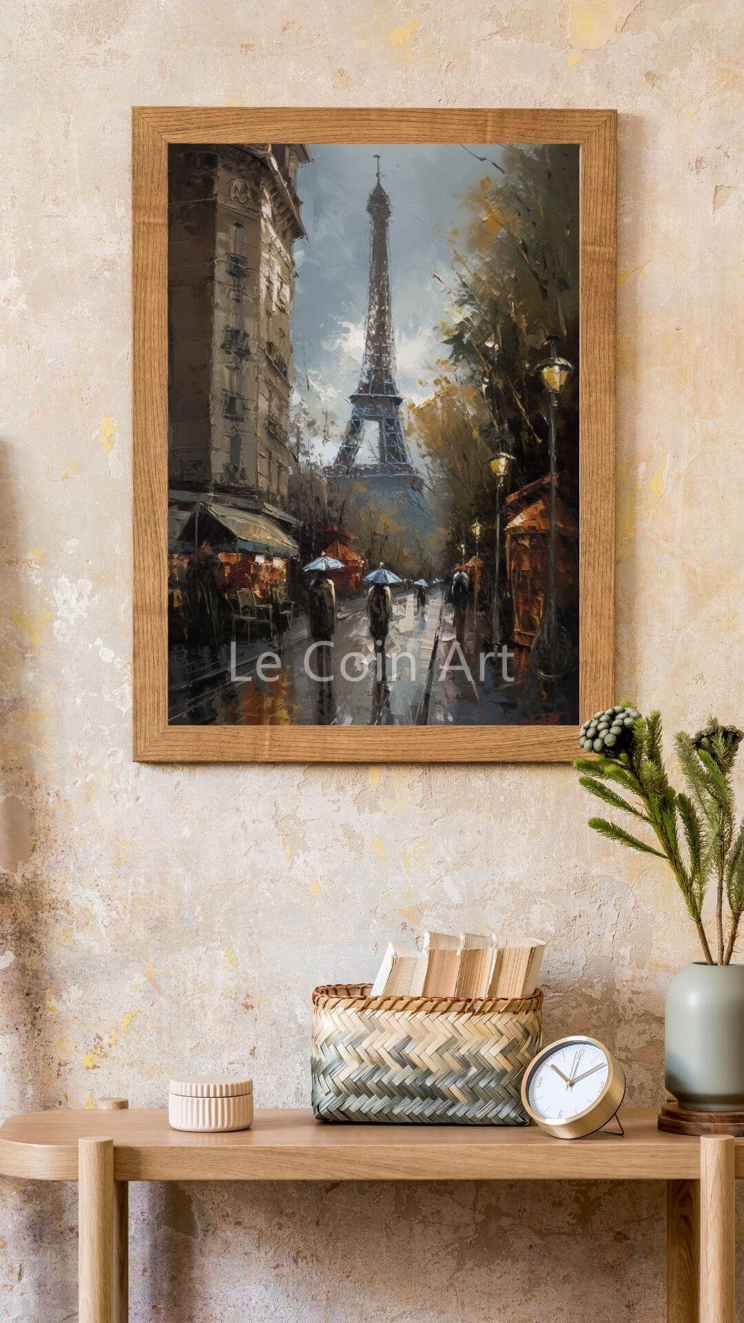 A View of the Eiffel Tower – Oil pain