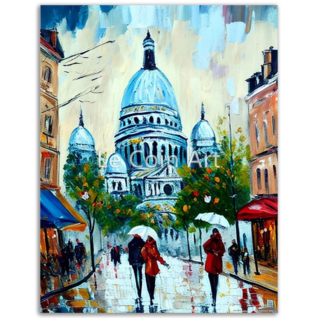 Around the Sacred Heart  Oil Painting