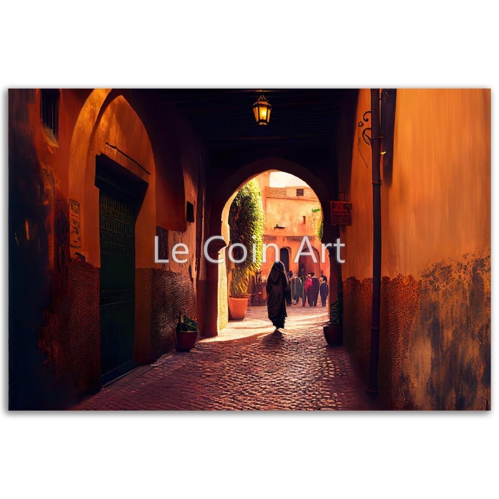 The Alleys of the old Medina of Marrakech